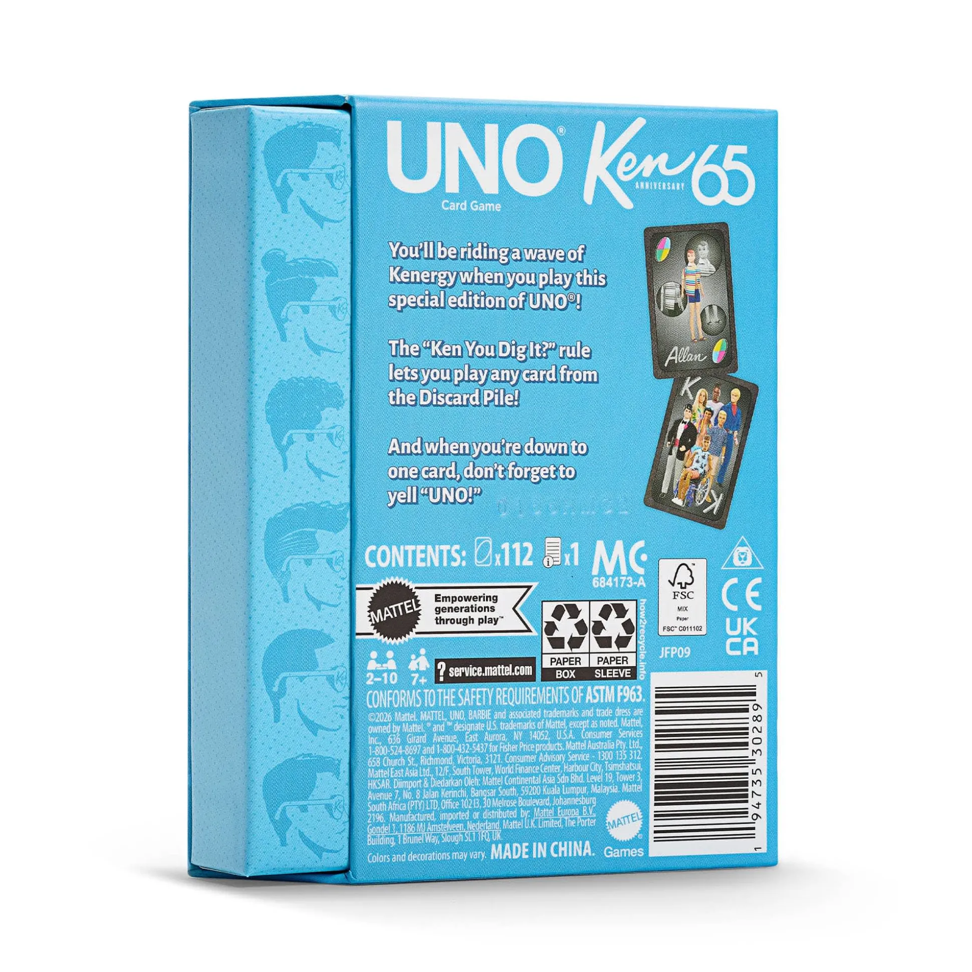 UNO Fandom Ken 65th Anniversary