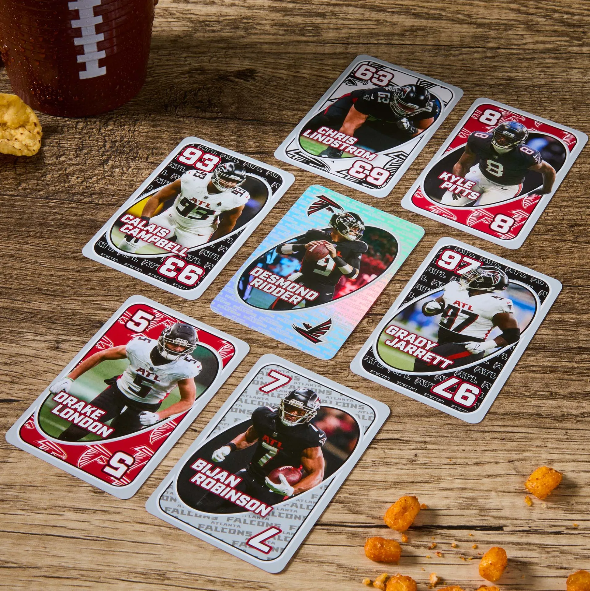 UNO Fandom NFL Atlanta Falcons Game Deck