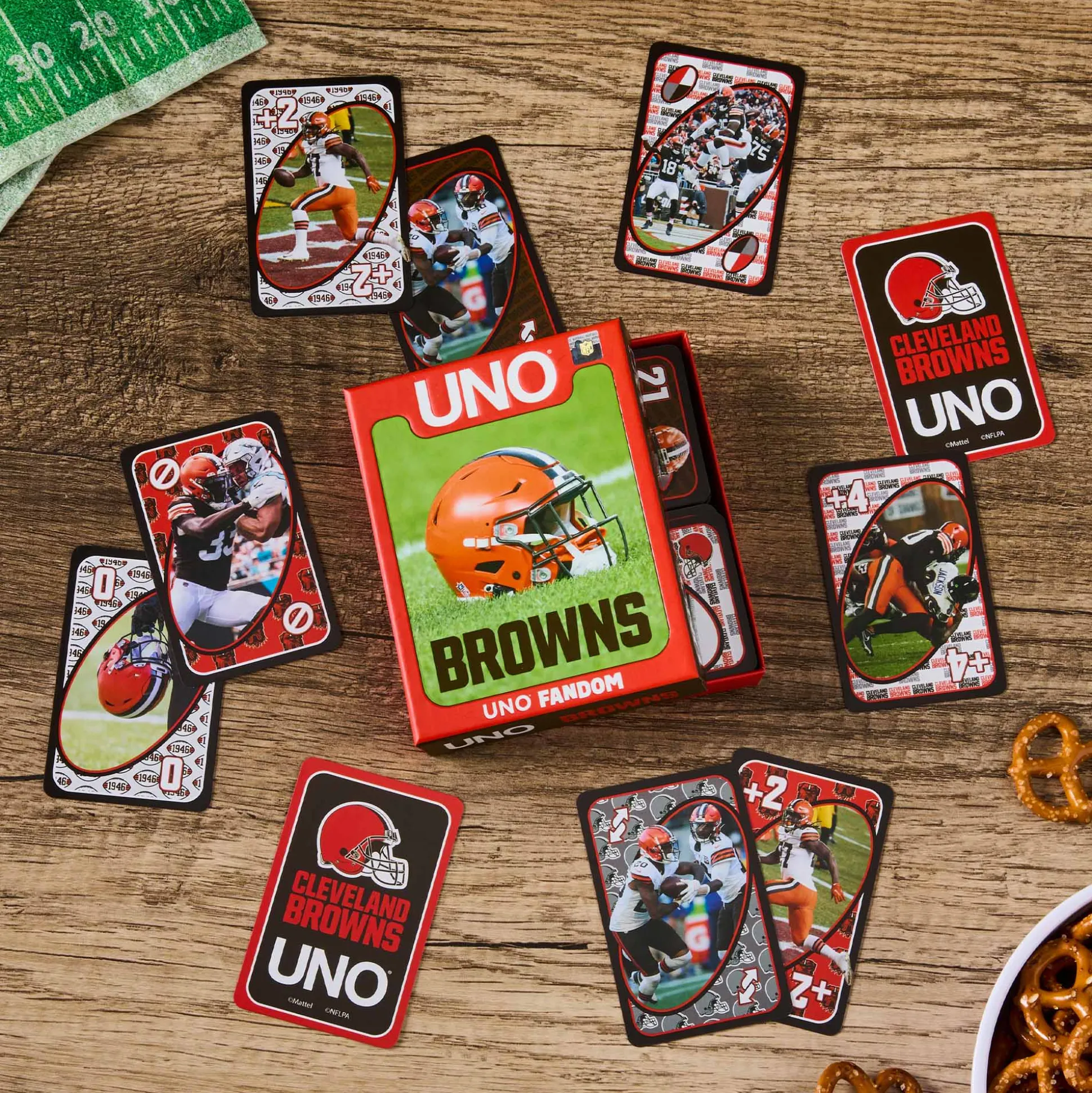 UNO Fandom NFL Cleveland Browns Game Deck