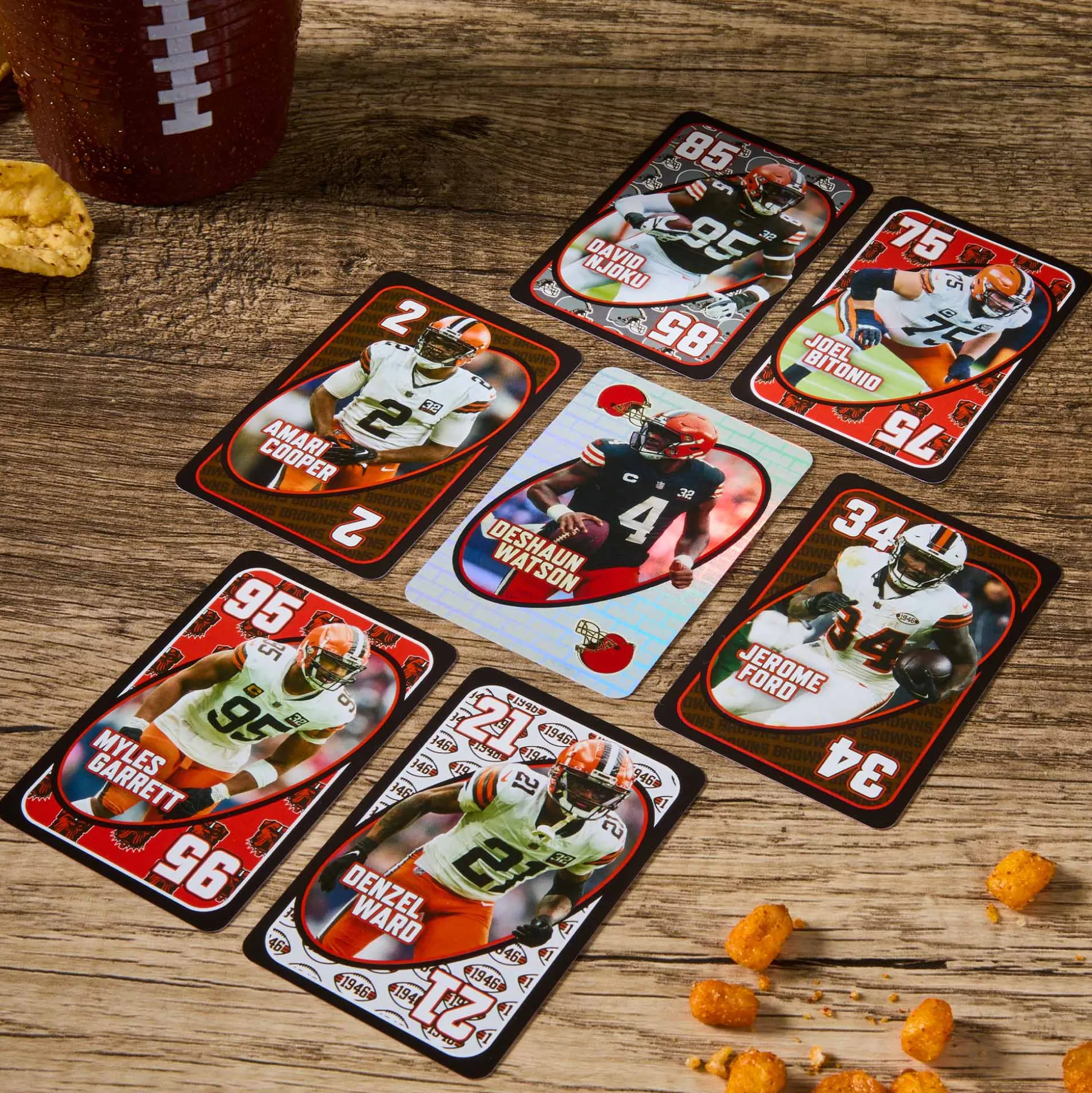 UNO Fandom NFL Cleveland Browns Game Deck