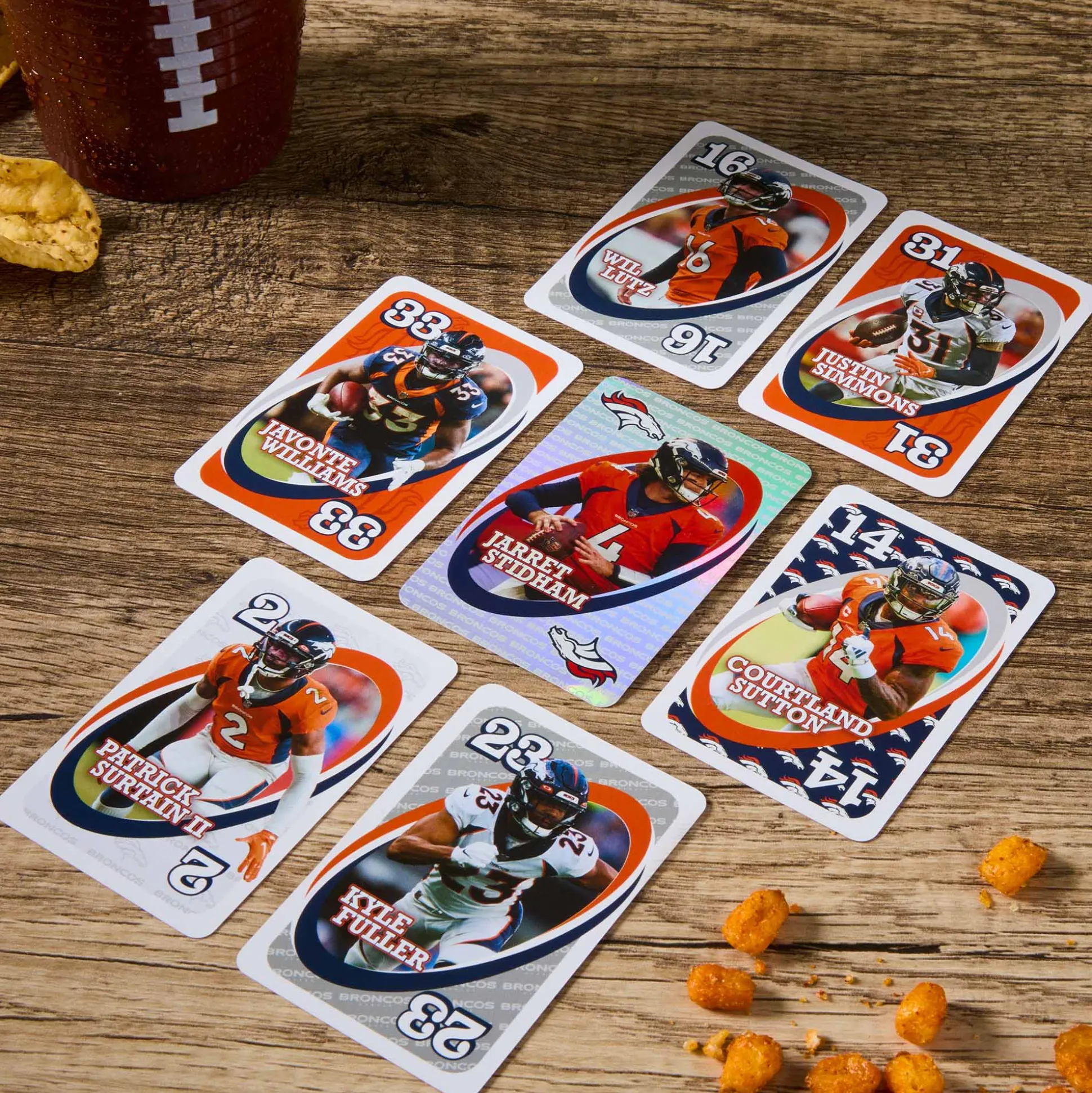 UNO Fandom NFL Denver Broncos Game Deck