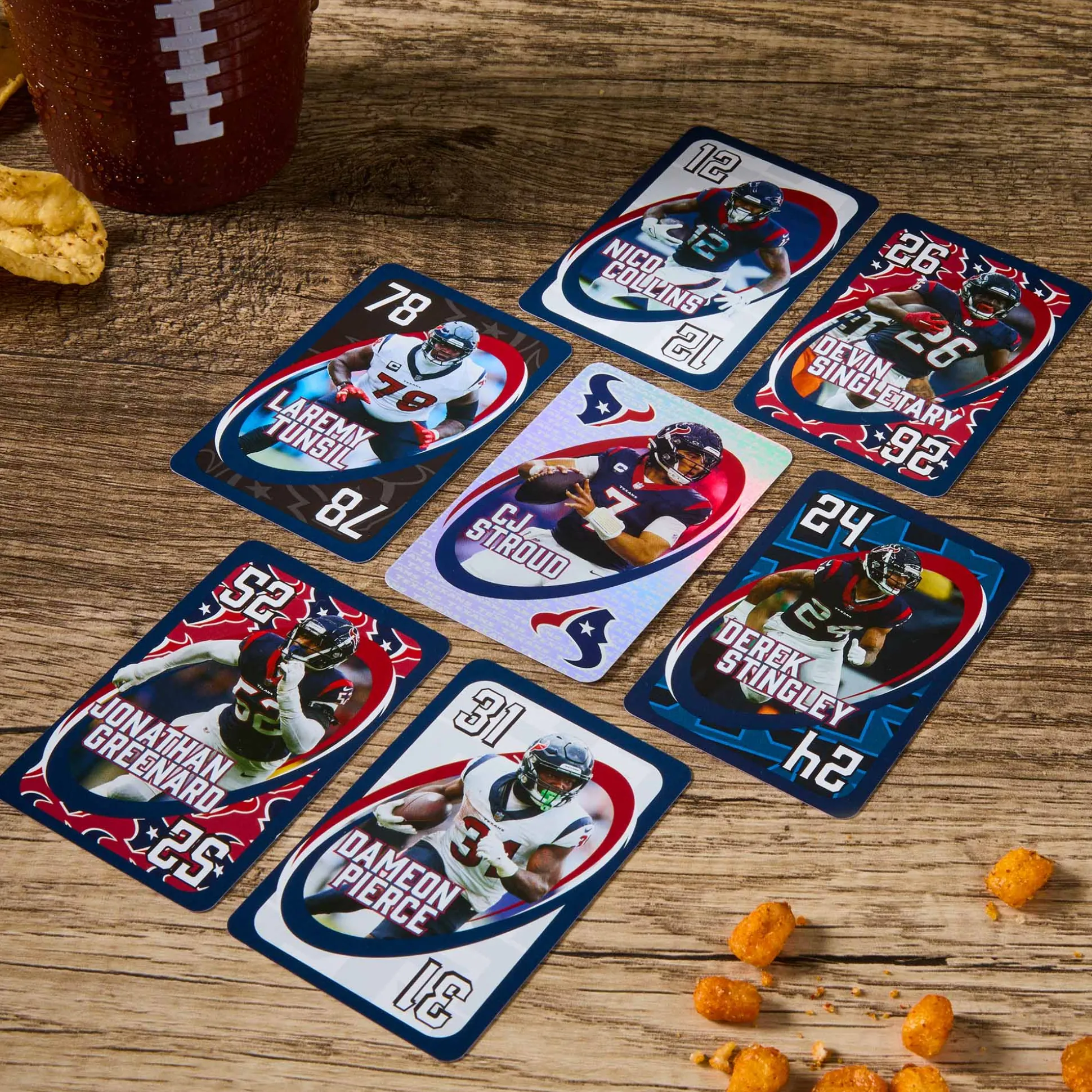 UNO Fandom NFL Houston Texans Game Deck