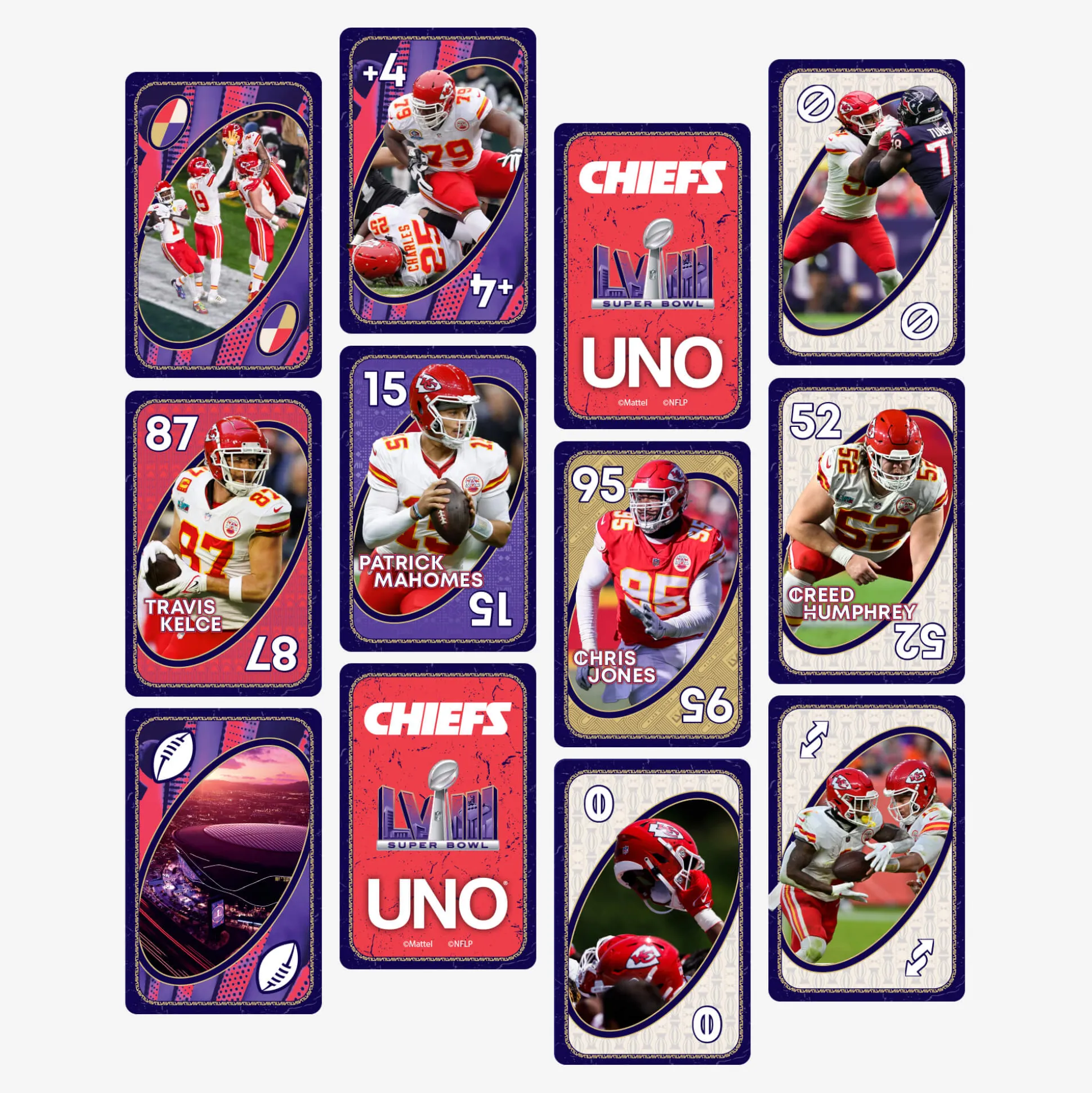 UNO LVIII Super Bowl Card Game