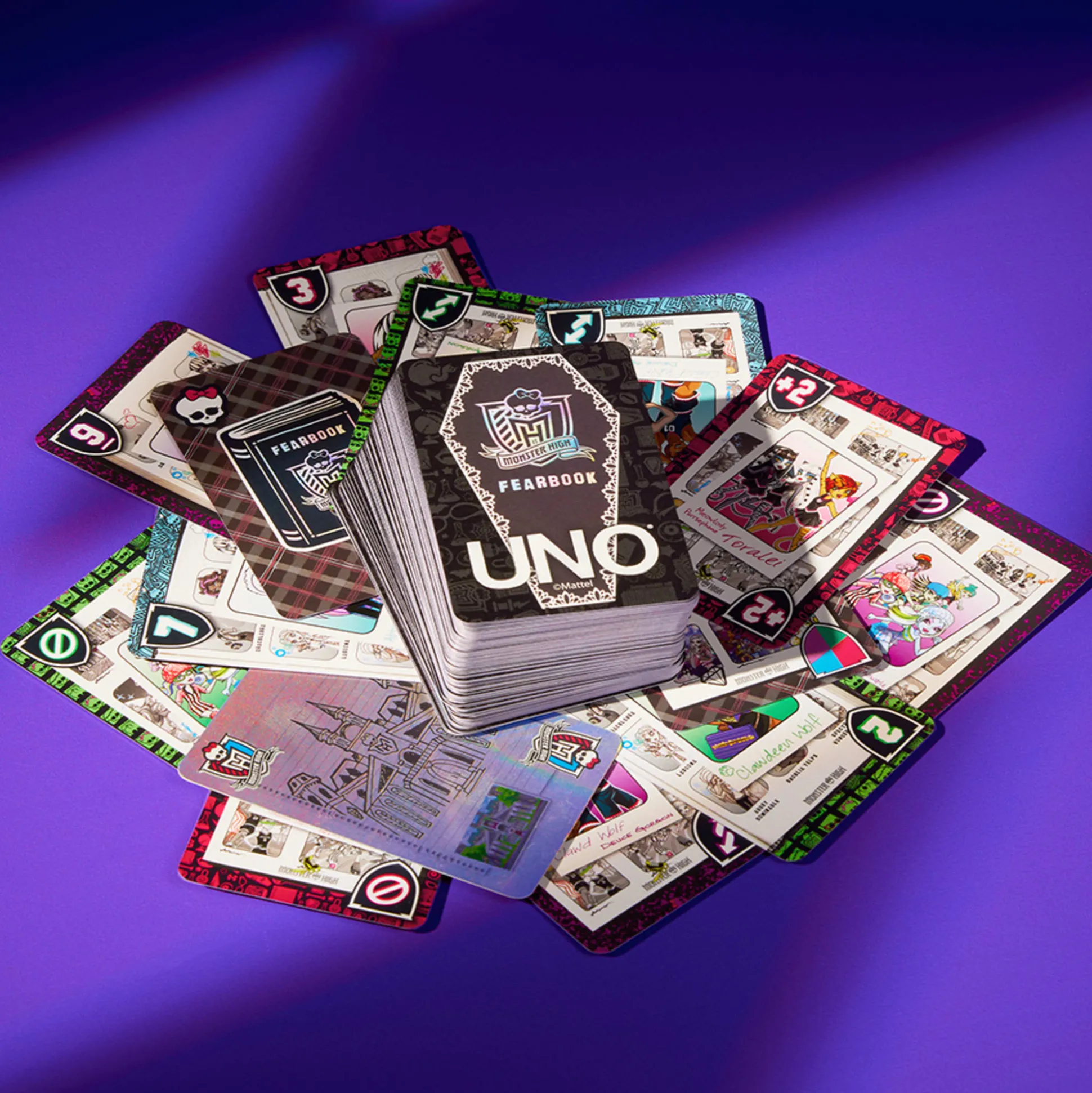UNO Fandom Monster High Fearbook Deck