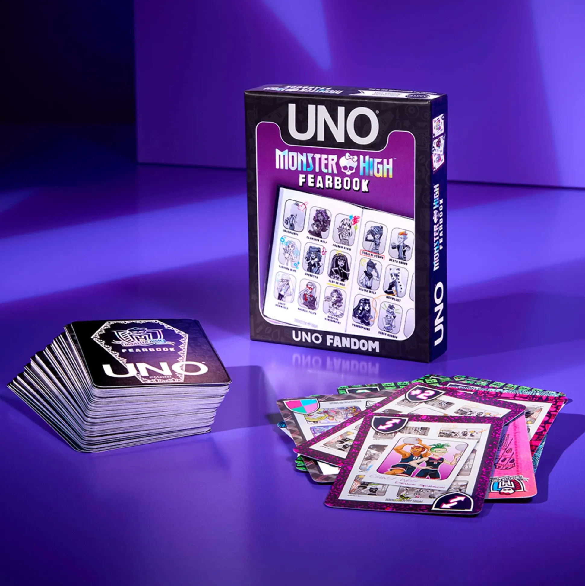 UNO Fandom Monster High Fearbook Deck