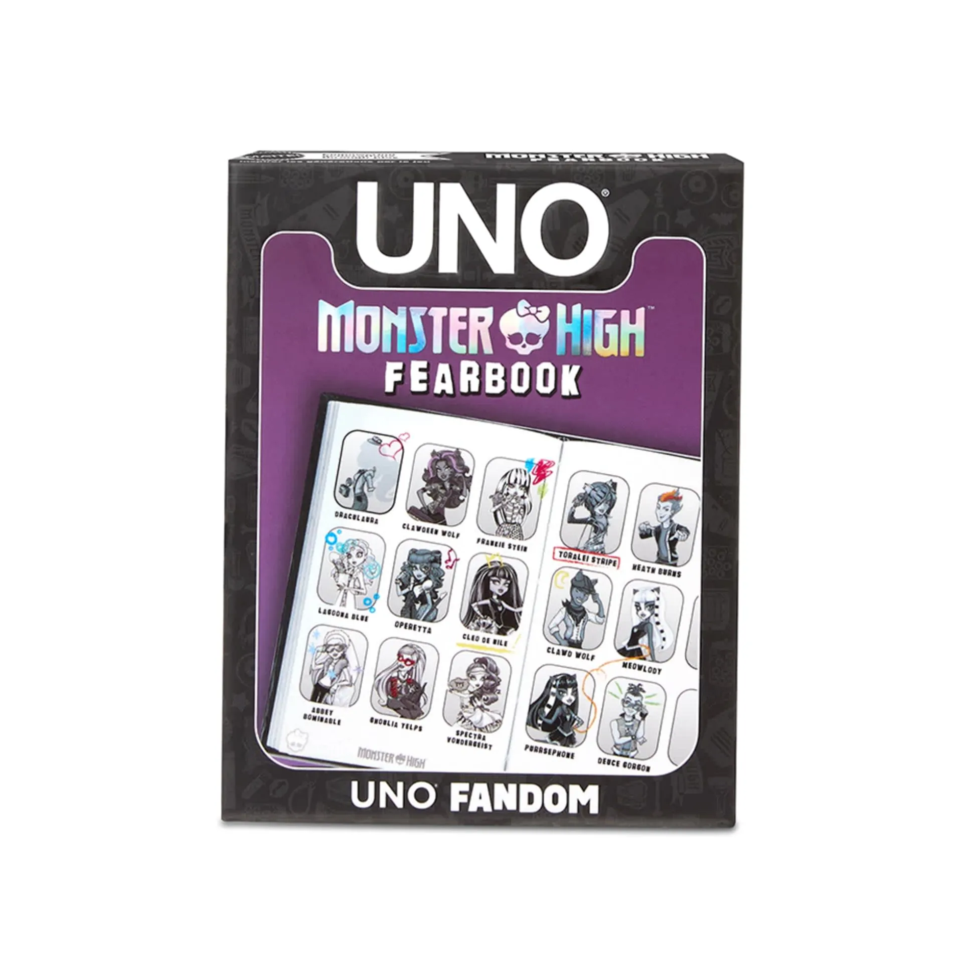 UNO Fandom Monster High Fearbook Deck