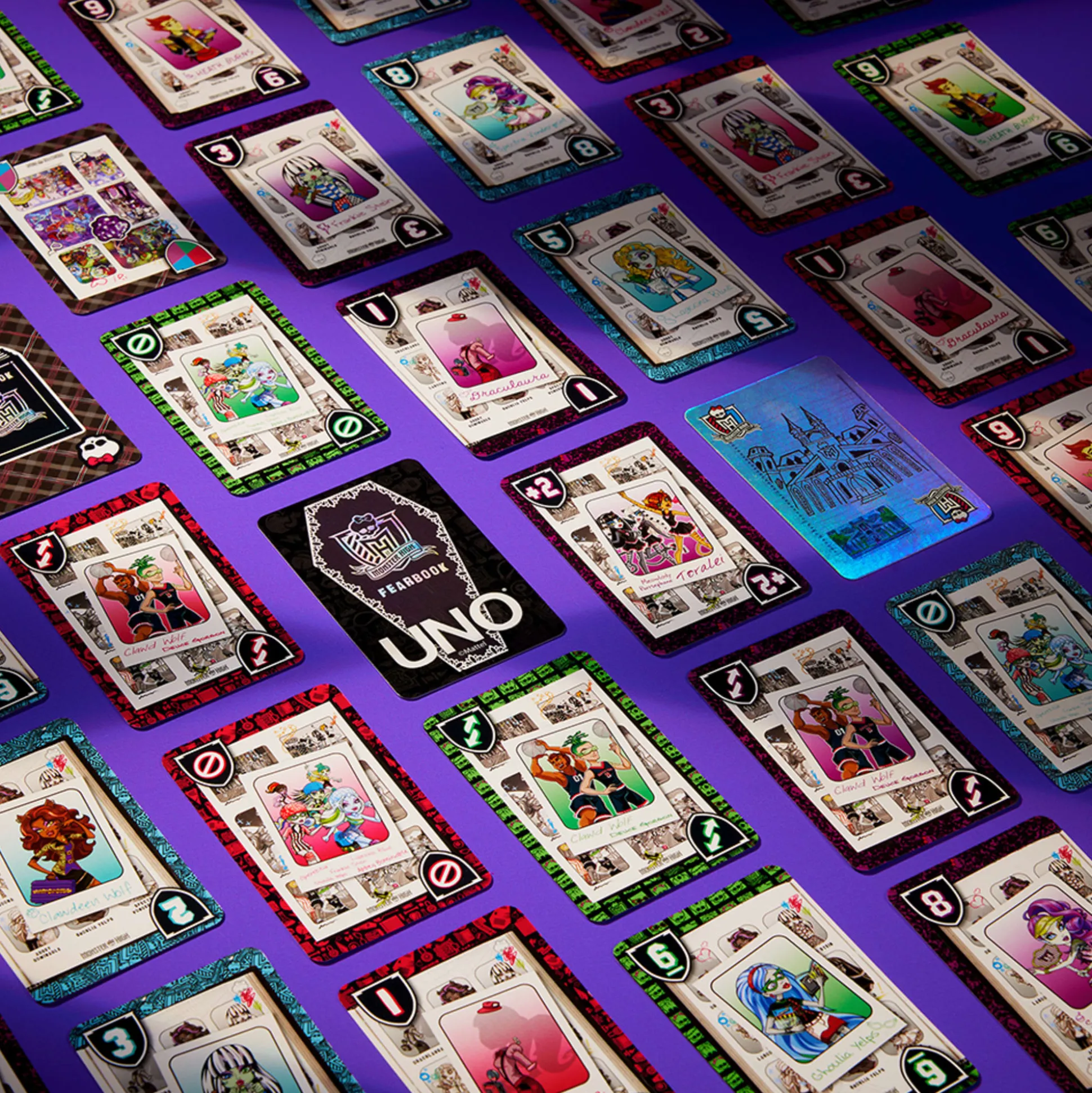 UNO Fandom Monster High Fearbook Deck