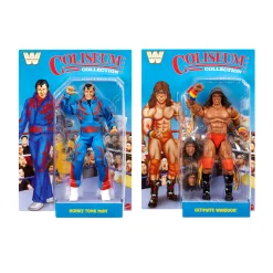 WWE Coliseum Collection Honky Tonk Man & Ultimate Warrior Ultimate Edition Figures