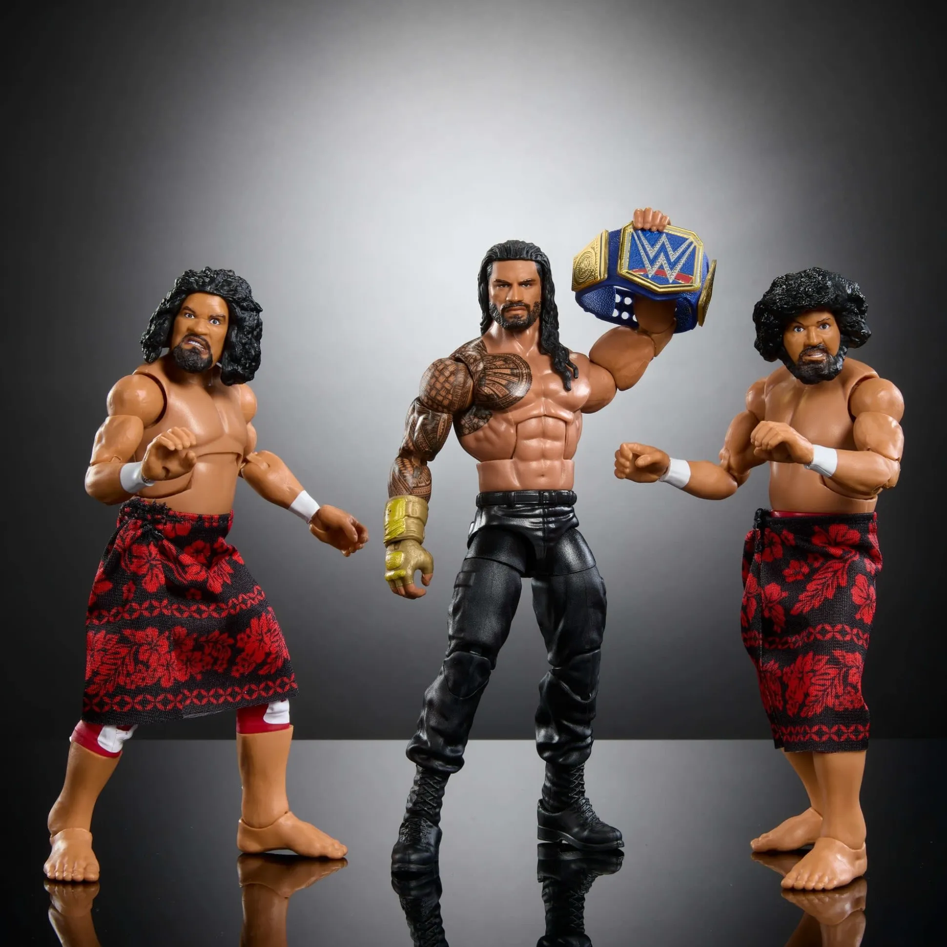 WWE Elite Samoan Dynasty Pack of 3 Action Figures