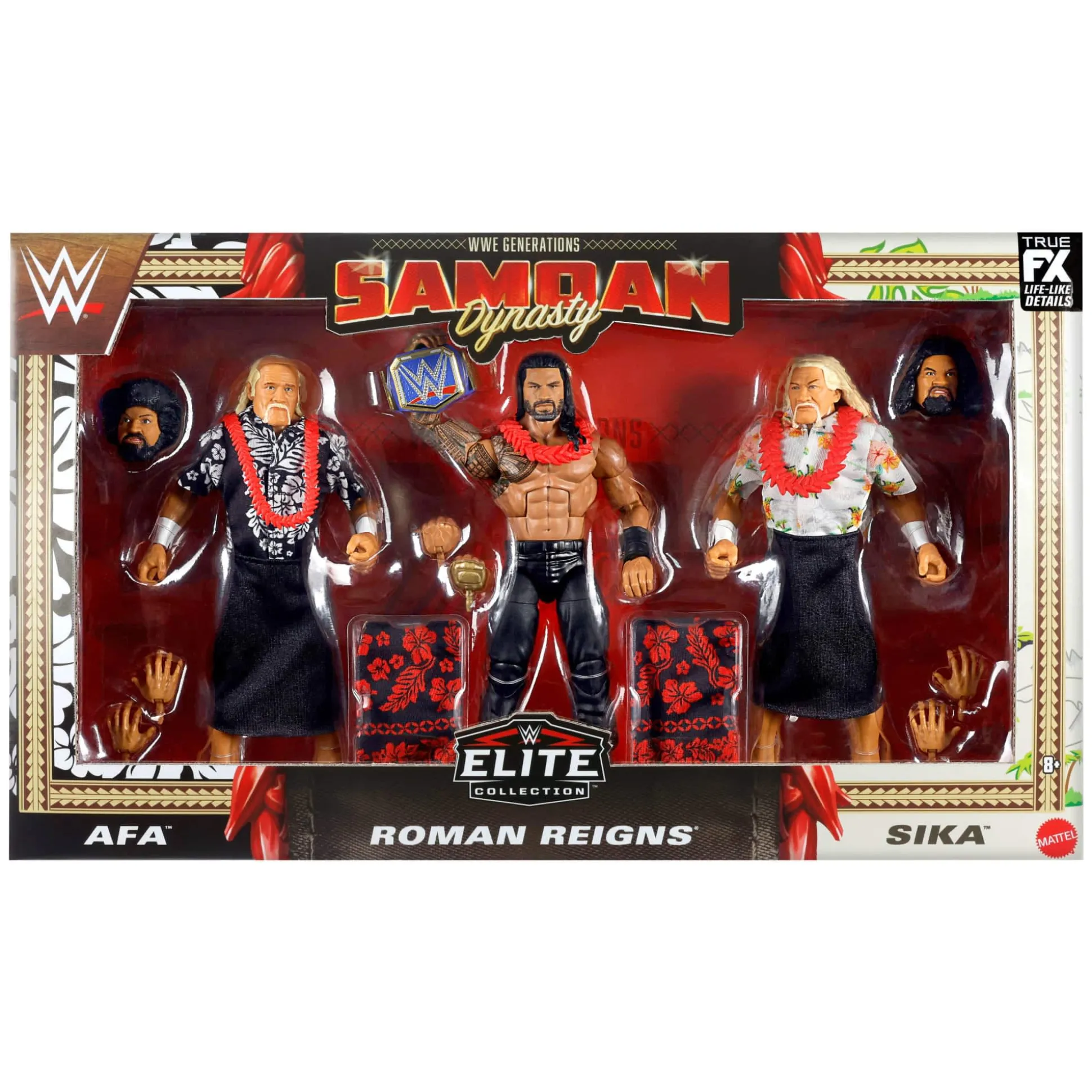 WWE Elite Samoan Dynasty Pack of 3 Action Figures