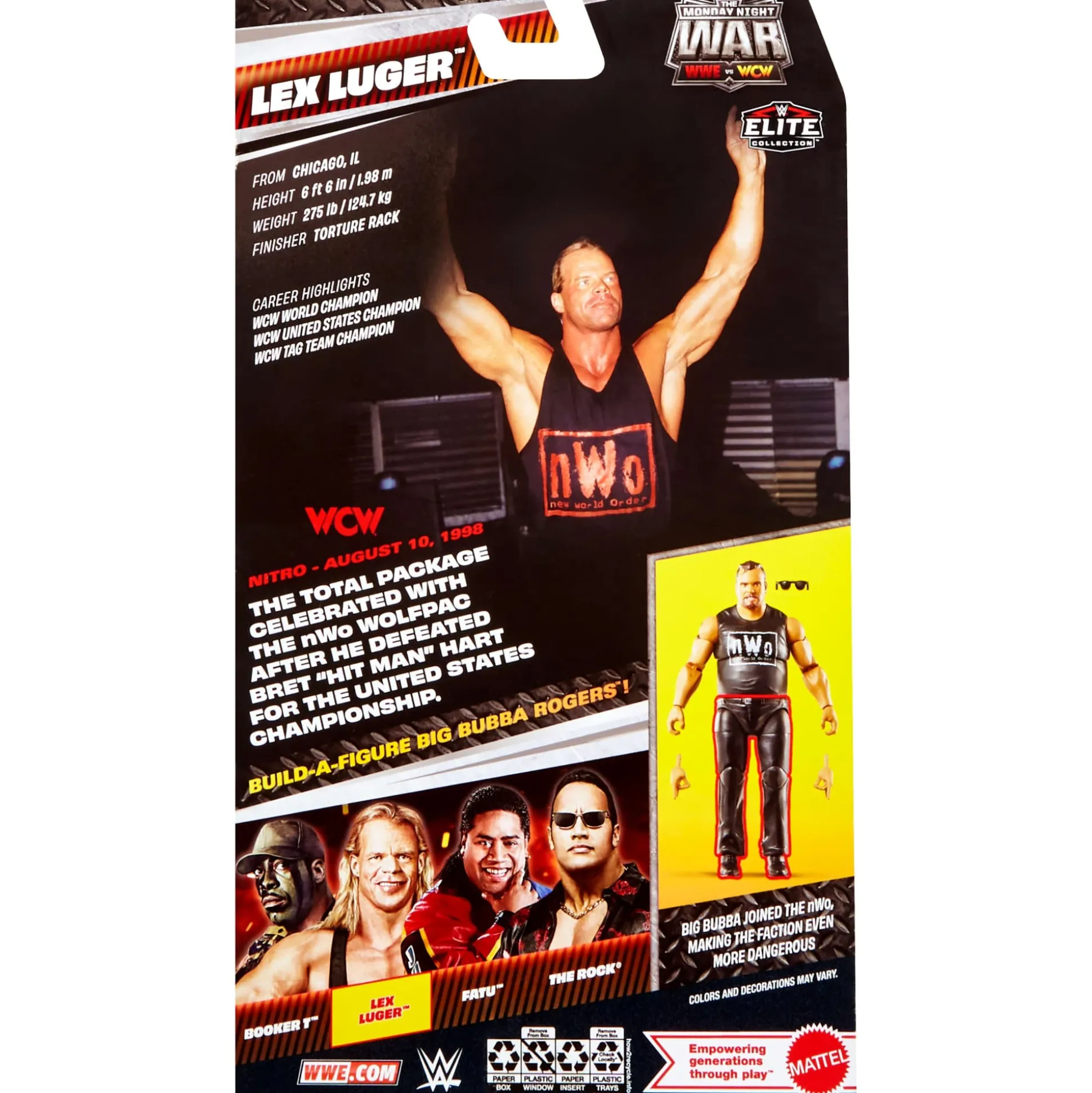 WWE Monday Night War Elite Collection Lex Luger Action Figure