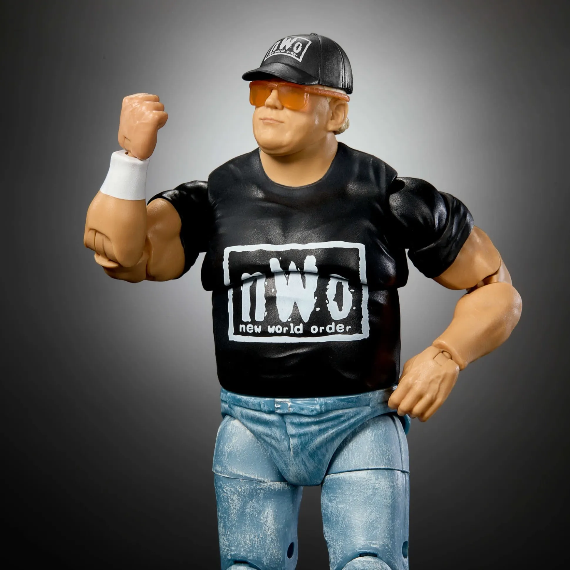 WWE Monday Night War Elite Collection Syxx Action Figure & Dusty Rhodes Build-A-Figure Parts