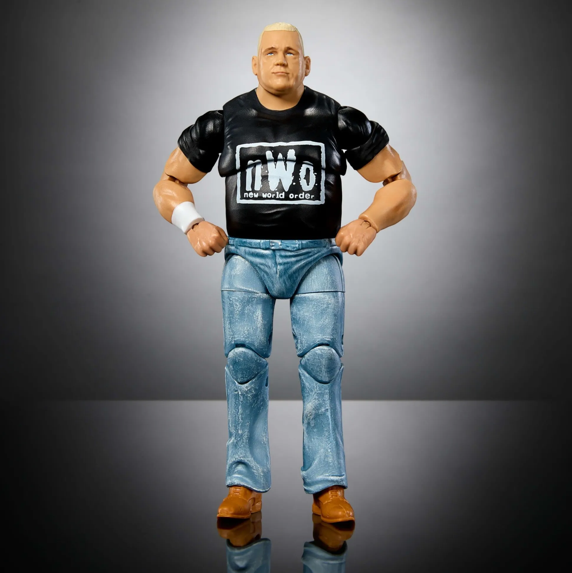WWE Monday Night War Elite Collection Razor Ramon Action Figure & Dusty Rhodes Build-A-Figure Parts