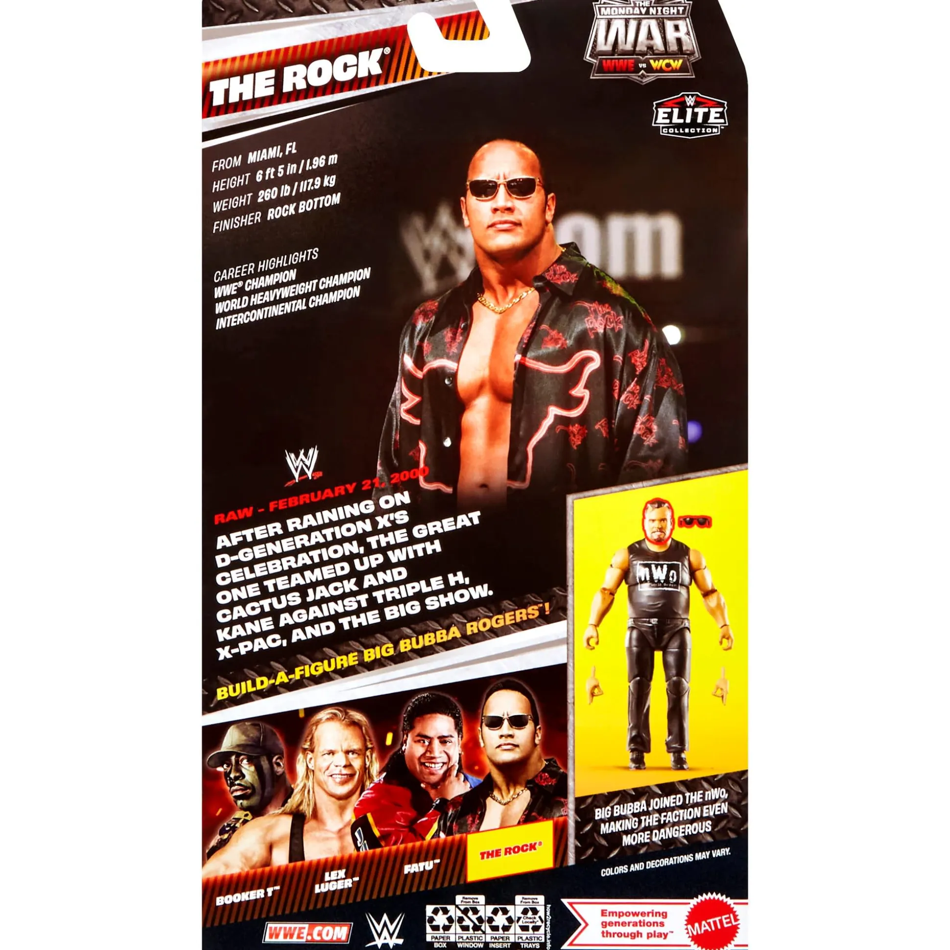 WWE Monday Night War Elite Collection The Rock Action Figure