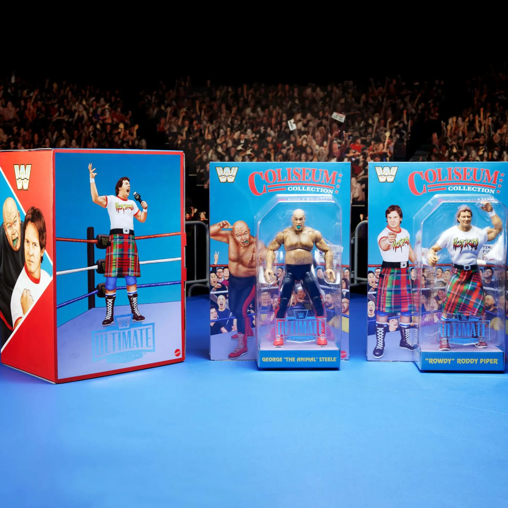 WWE Ultimate Edition Coliseum Collection "Rowdy" Roddy Piper & George "The Animal" Steele 2-Pack
