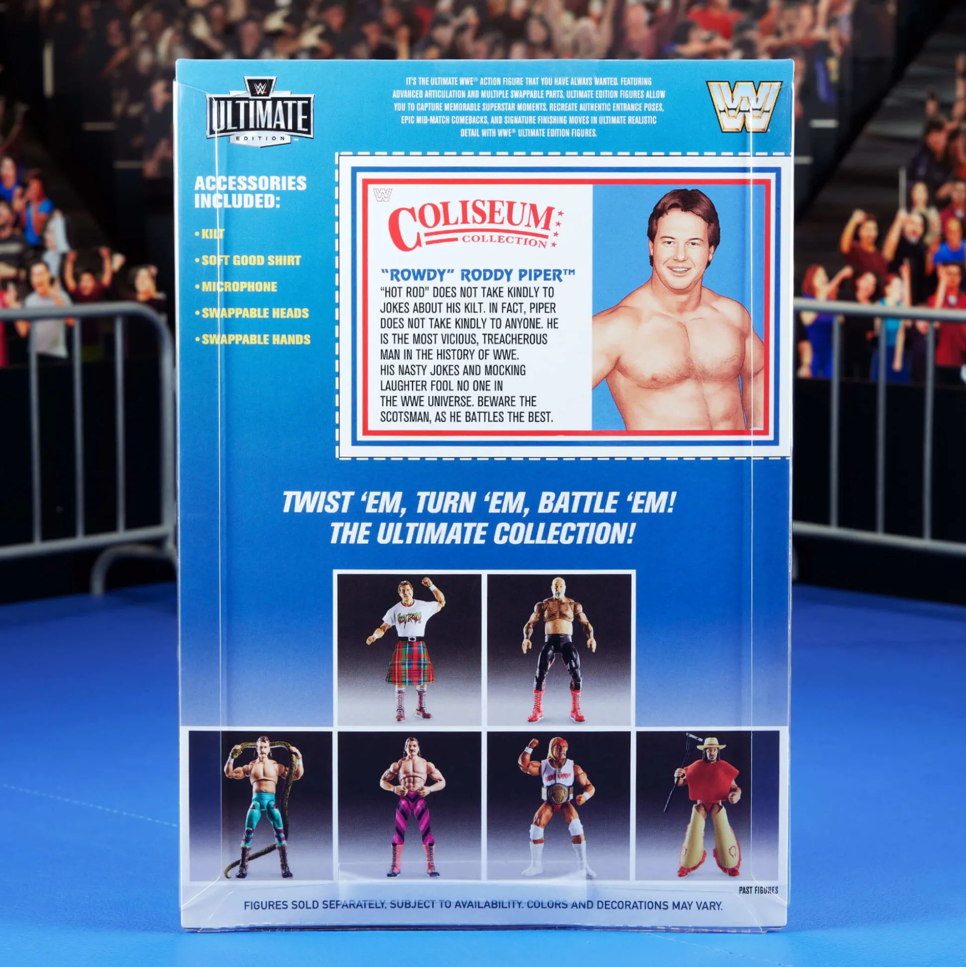 WWE Ultimate Edition Coliseum Collection "Rowdy" Roddy Piper & George "The Animal" Steele 2-Pack