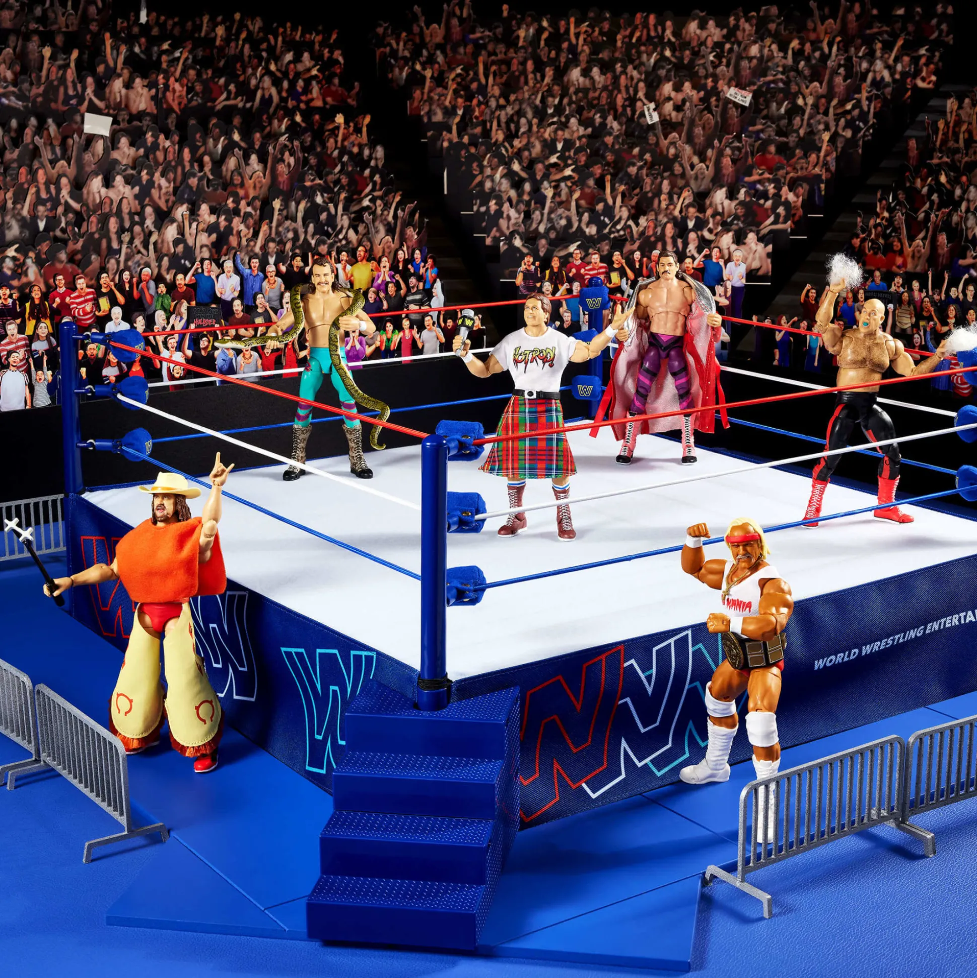 WWE Ultimate Edition Coliseum Collection "Rowdy" Roddy Piper & George "The Animal" Steele 2-Pack