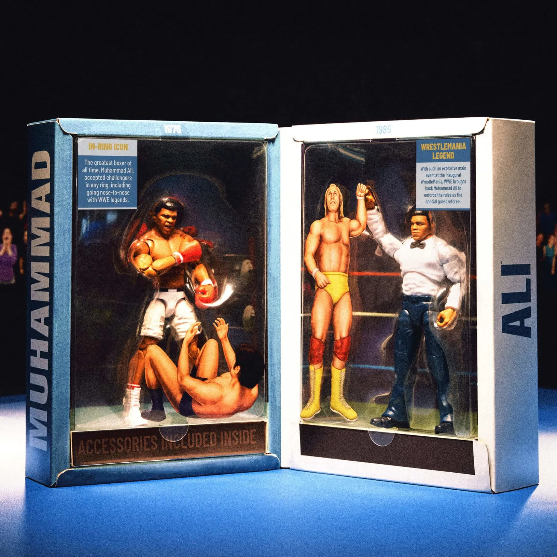 WWE Ultimate Edition Muhammad Ali Action Figure Set