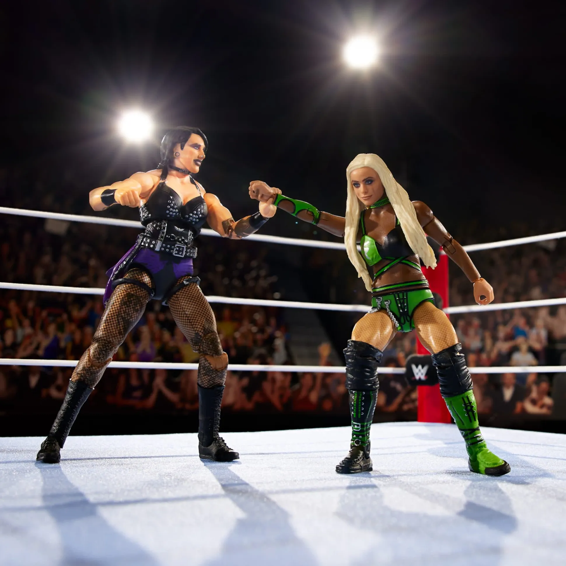 WWE Ultimate Edition RAW Ring and WWE Superstar Rhea Ripley Figure