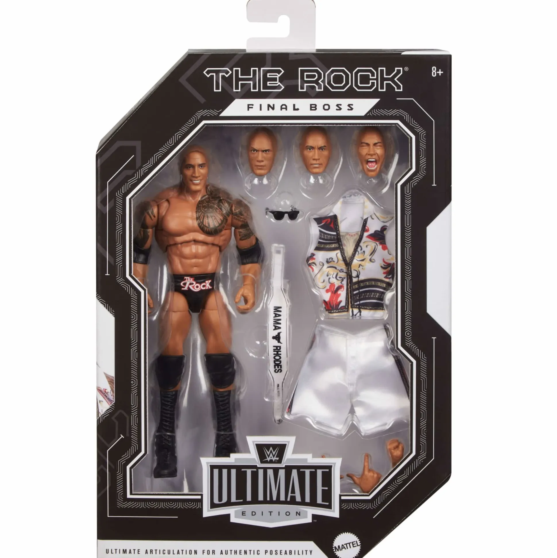 WWE Ultimate Edition The Rock Final Boss Action Figure
