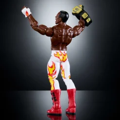 WWE Elite Collection Monday Night War Booker T Action Figure & Golga Build-A-Figure Parts